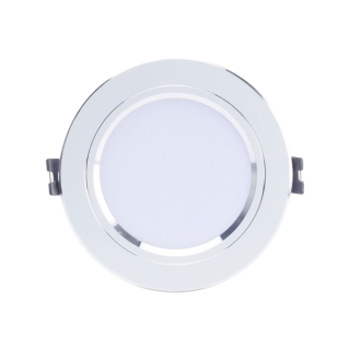 Đèn LED âm trần Downlight đổi màu AT10 ĐM 90/7W VIỀN BẠC