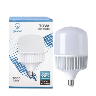 Bóng đèn LED Búp trụ nhôm đúc nguyên khối 30W